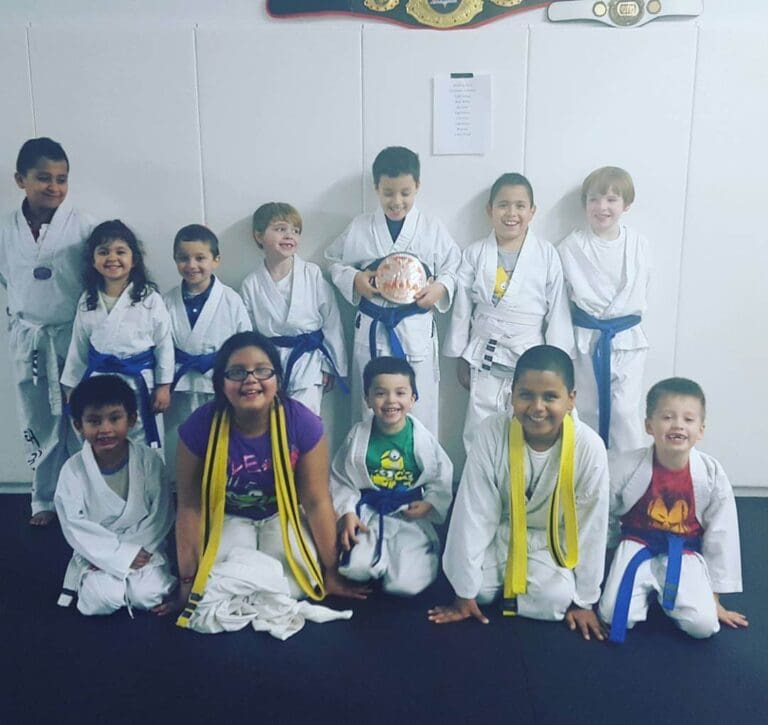 children experiencing kids martial arts benefits together