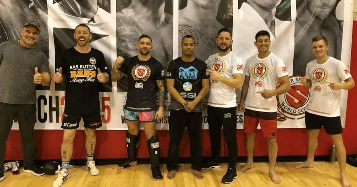 Adults with confidence in a martial arts class